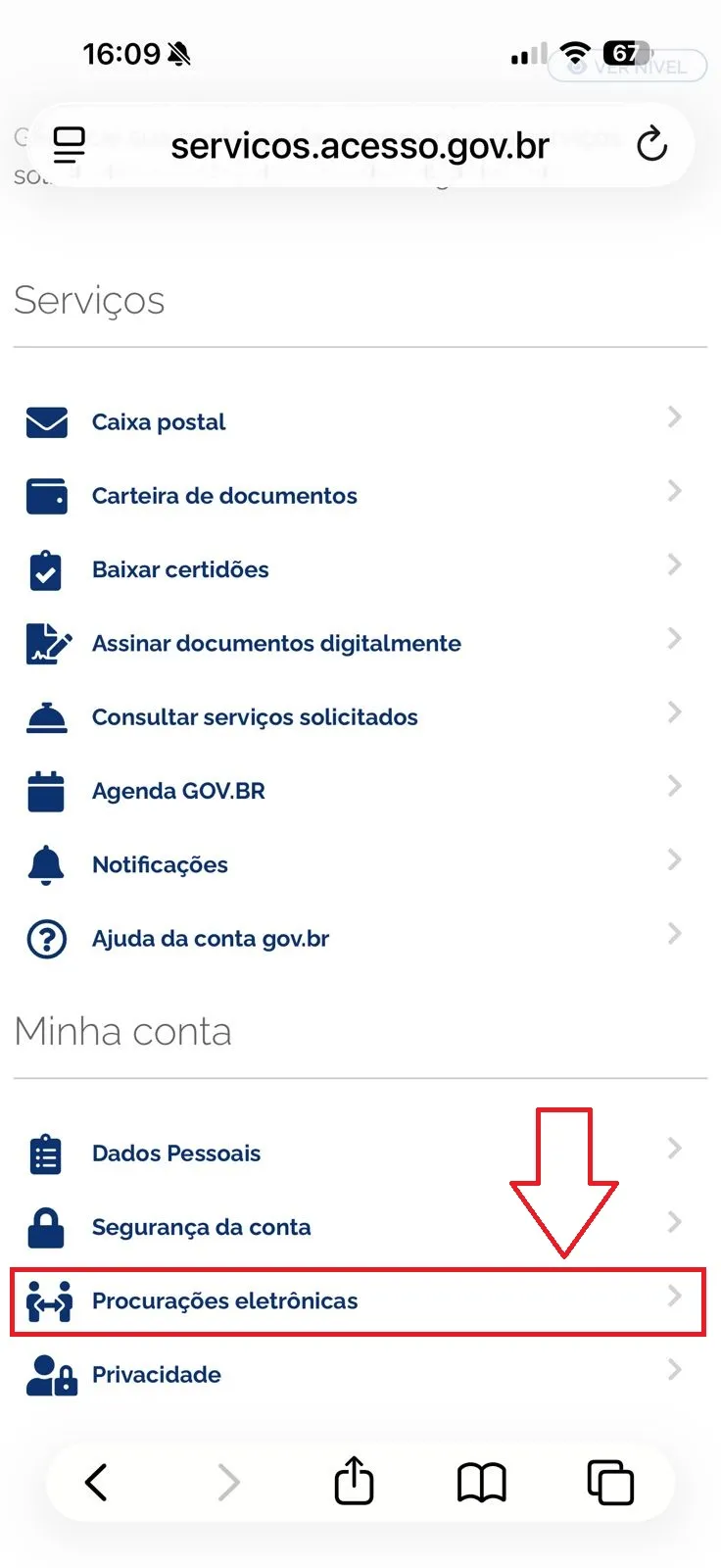 Passo 3: Localize as Procurações